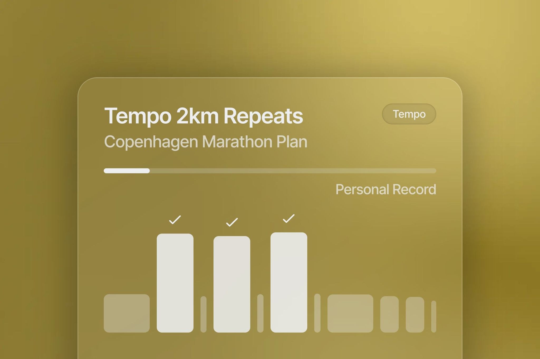 Afternoon Run | Tempo 2K Repeats