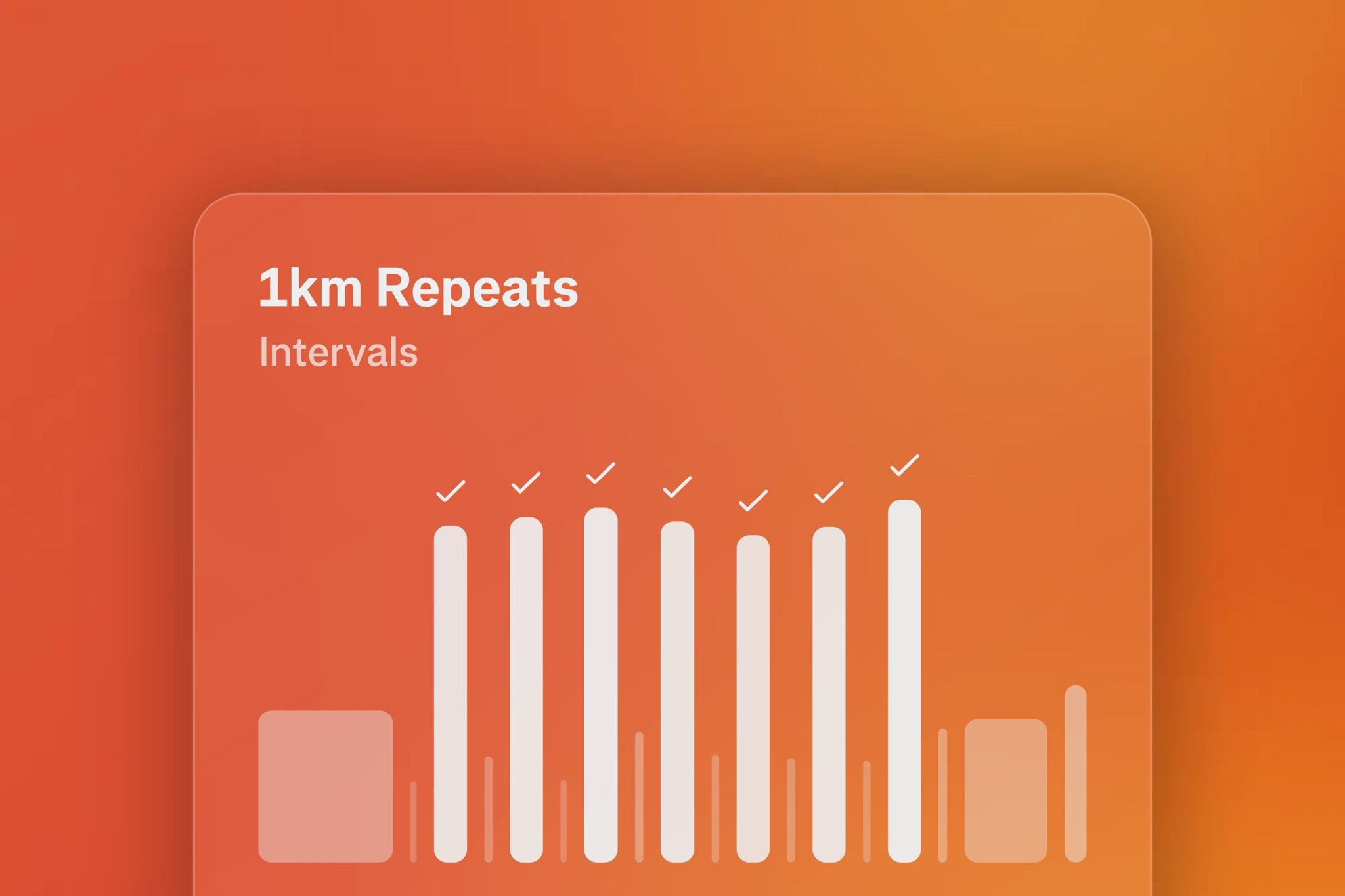 Afternoon Run | Intervals 🐇 | 1K Repeats | 7 x 1K with 90s rest