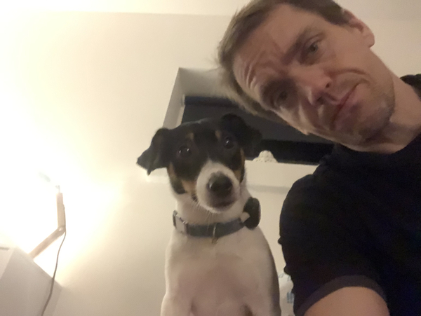 Me and Nala (our Jack Russel Terrier)